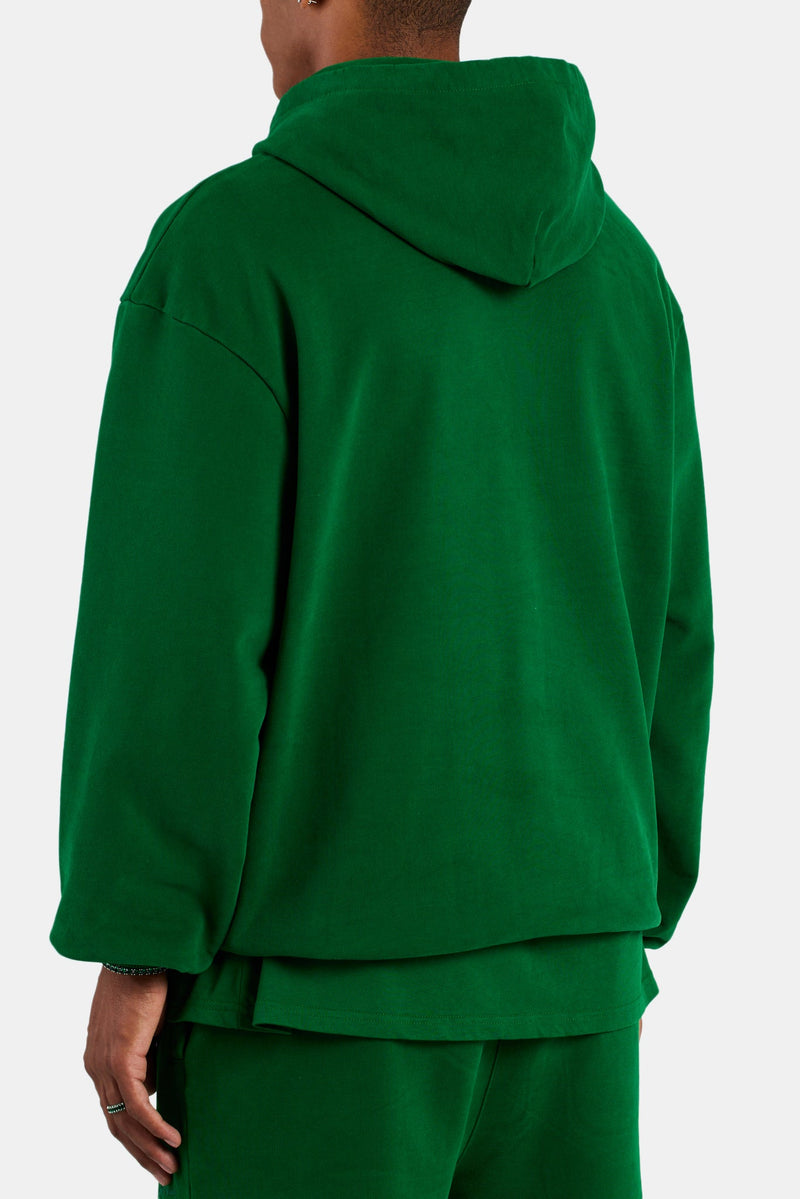 Cernucci Font Hoodie - Dark Green