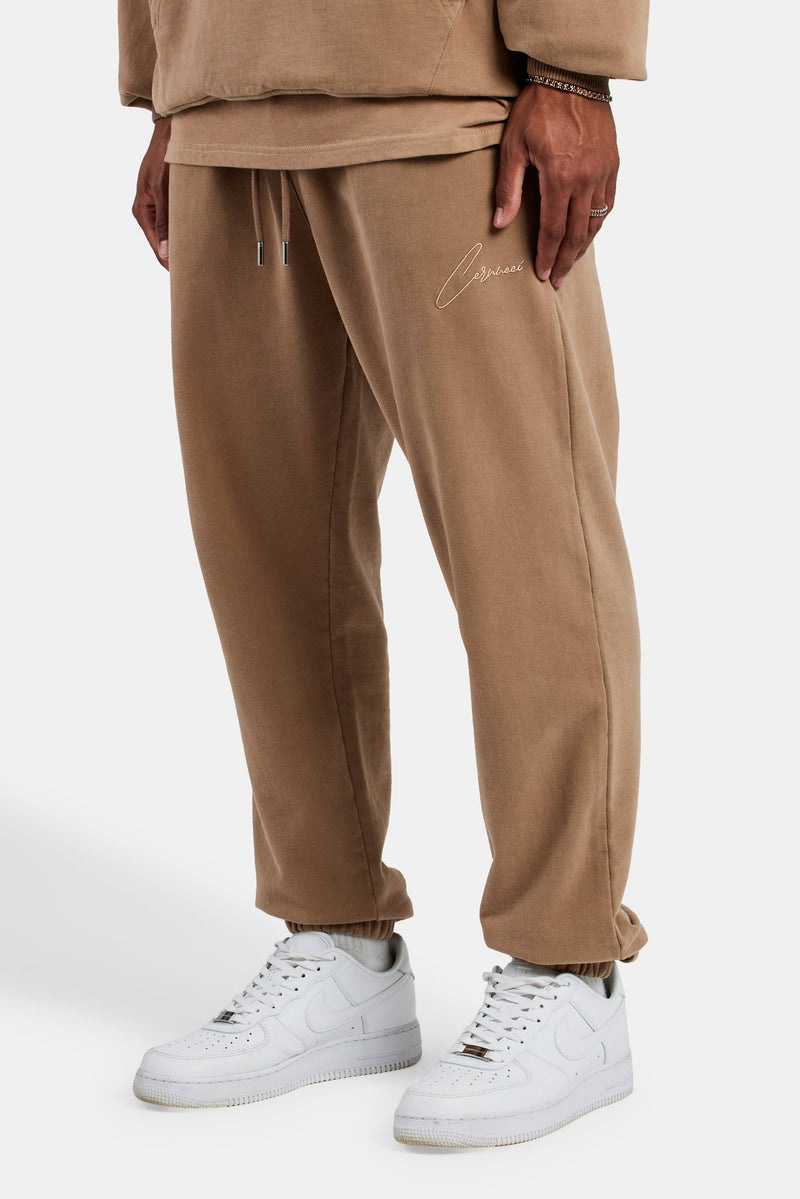 Cernucci Cuffed Jogger - Coffee