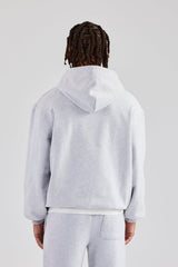 Tonal Oversized Hoodie - Ash Grey