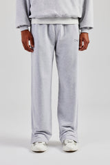 Tonal Split Hem Jogger - Ash Grey