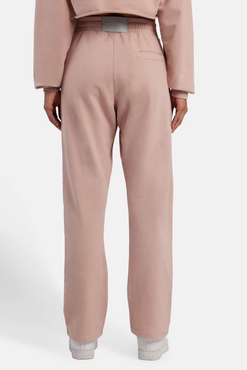 Straight Leg Jogger - Dusky Pink