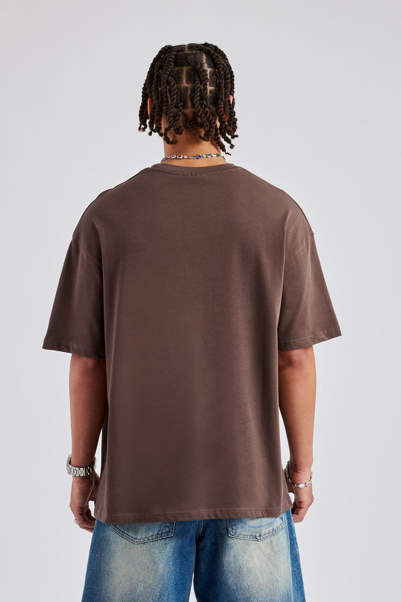 Buzios Oversized T-Shirt - Chocolate