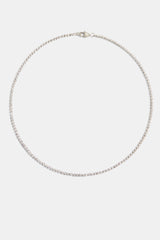 Womens 2.5mm Micro Tennis Chain