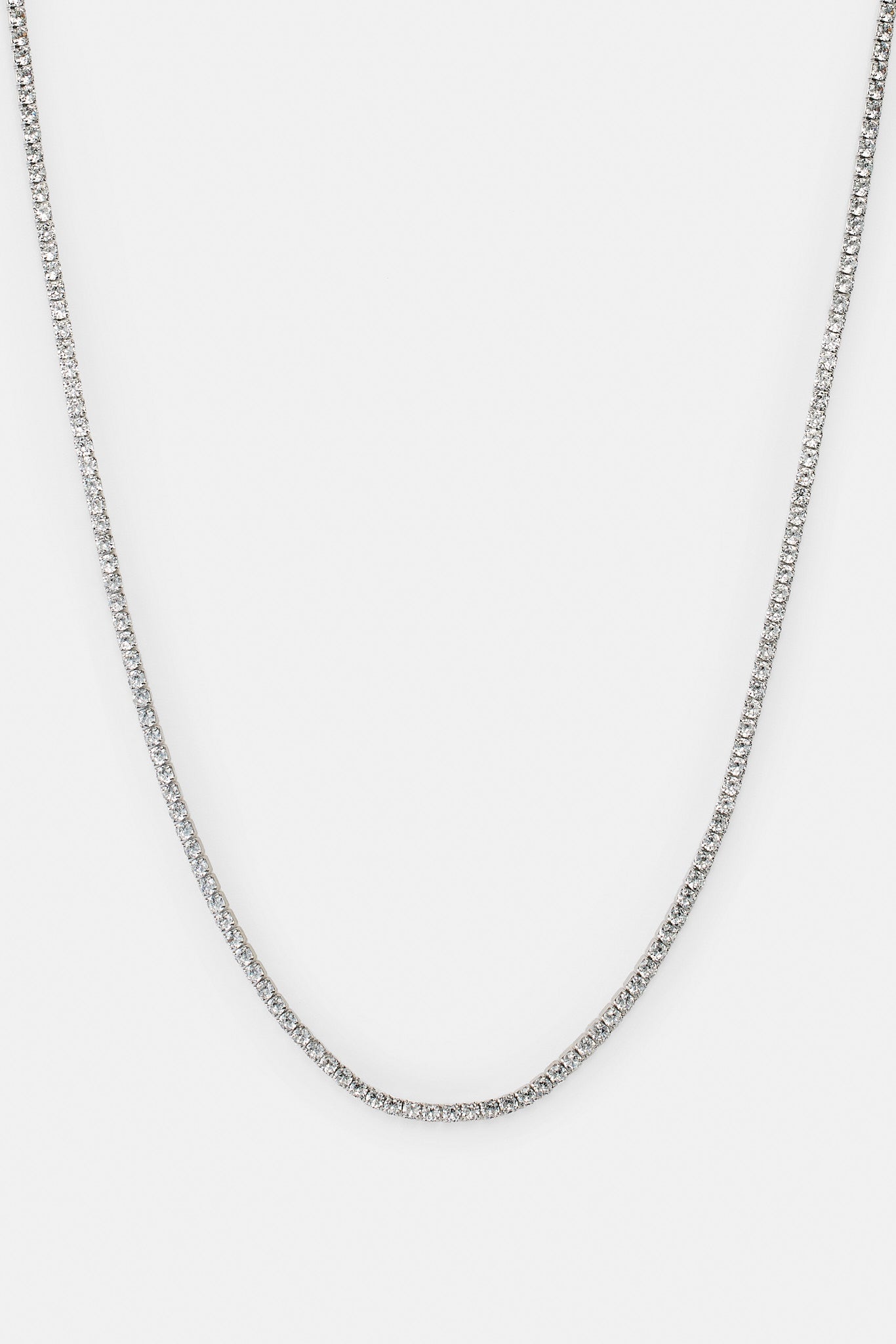 Womens 2.5mm Micro Tennis Chain