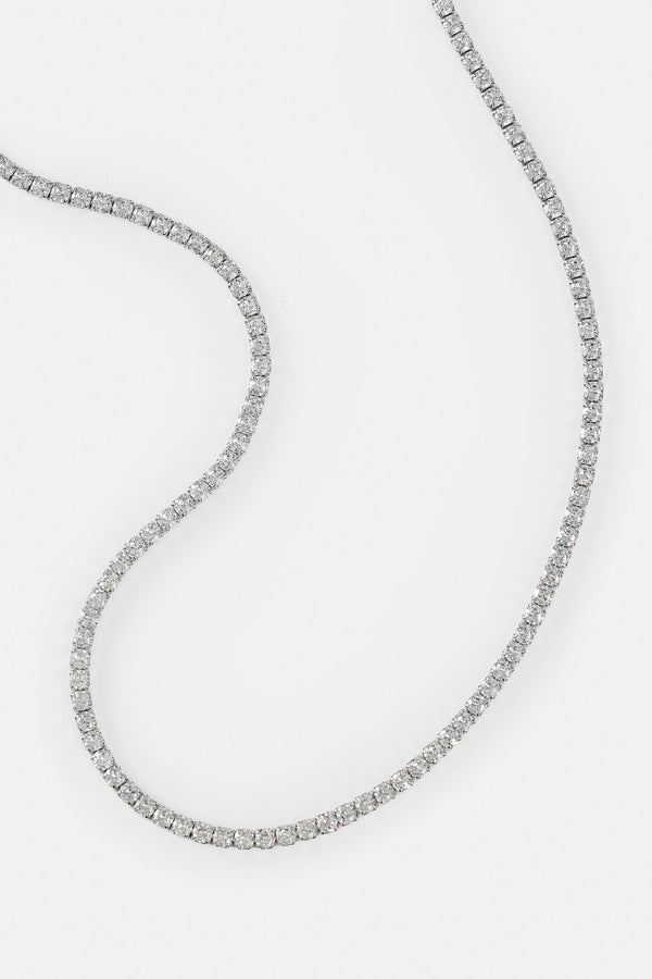 Womens 2.5mm Micro Tennis Chain