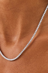 Womens 2.5mm Micro Tennis Chain