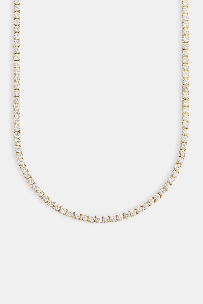 5mm Tennis Chain - Gold