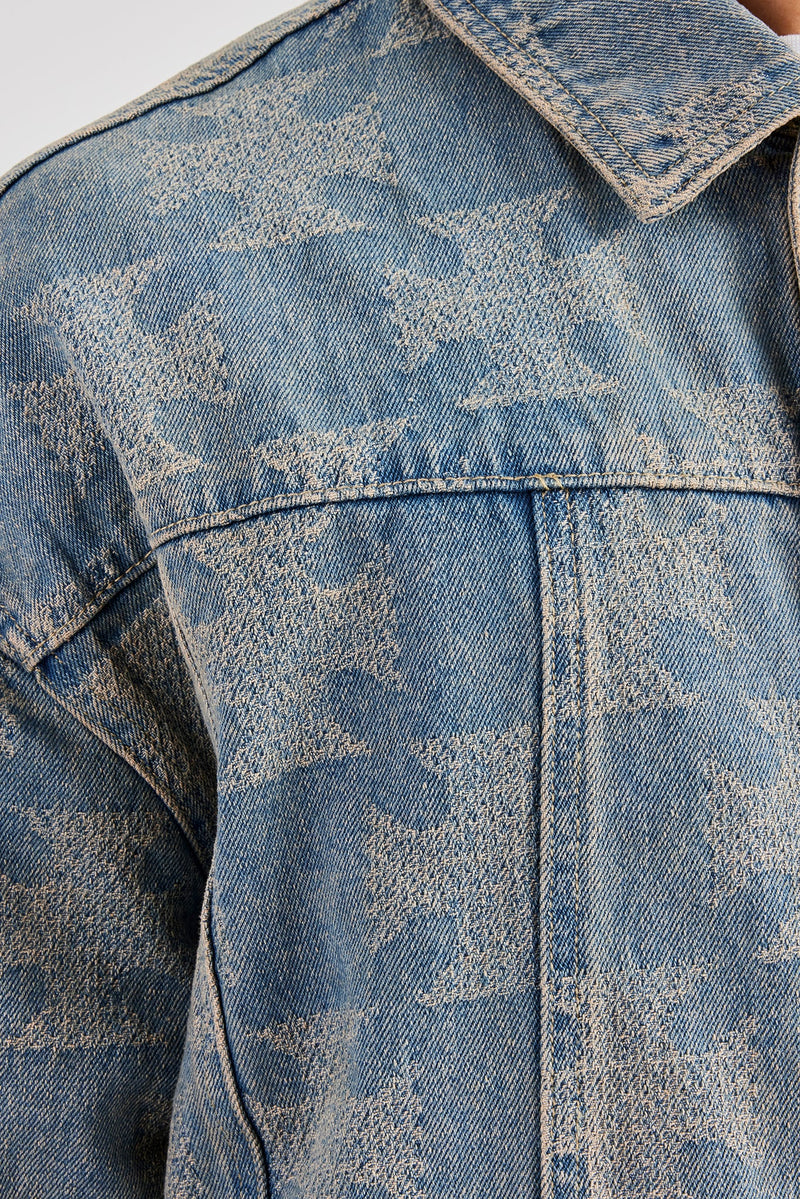 Etched Baggy Fit Jean and Jacket - Antique Wash