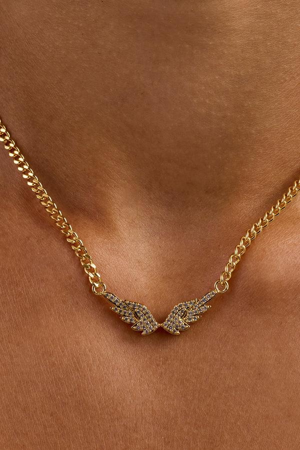 Wings Necklace - Gold