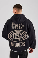 Cernucci 17 Studios Oversized Hoodie - Black