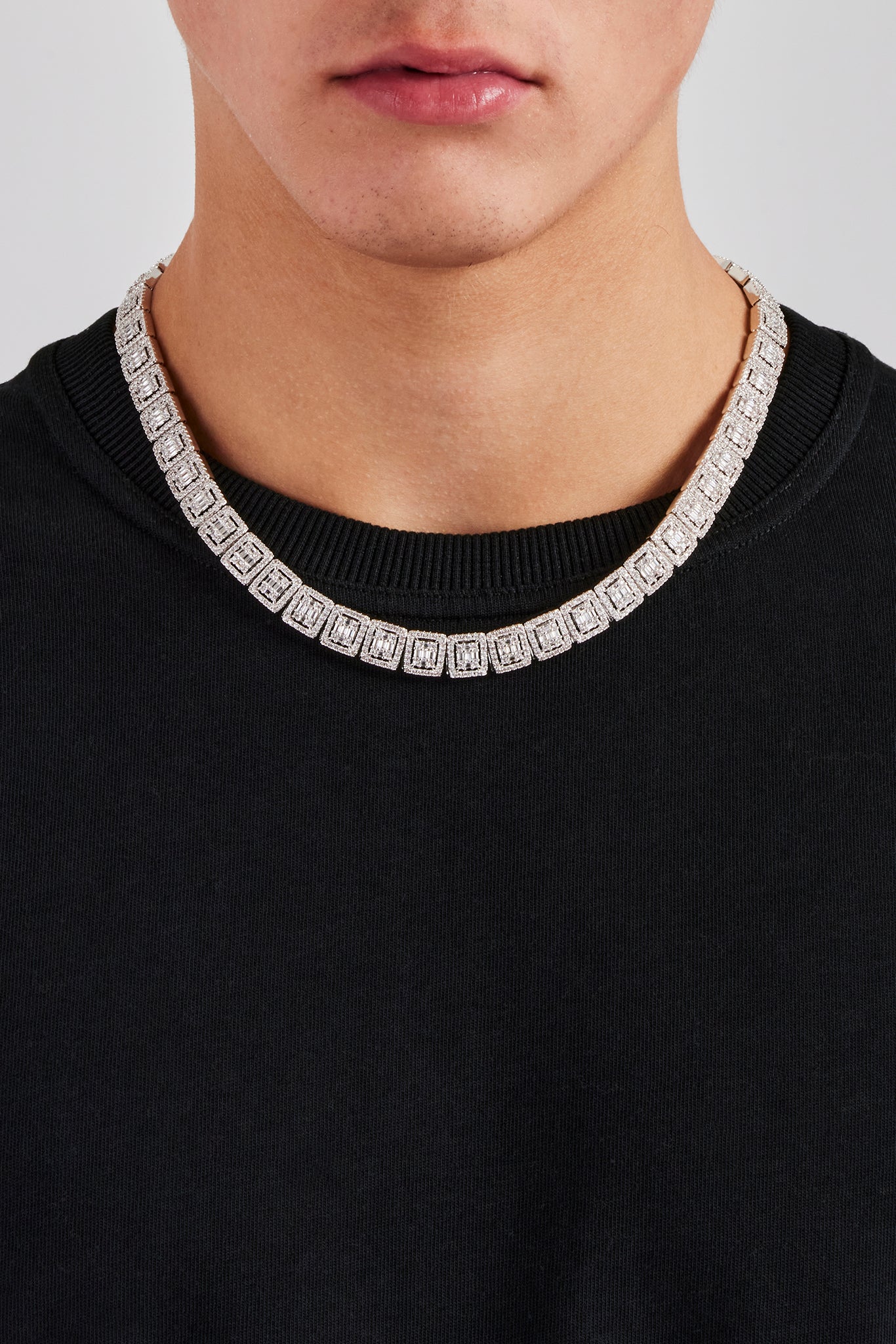 12mm Clustered Tennis Chain