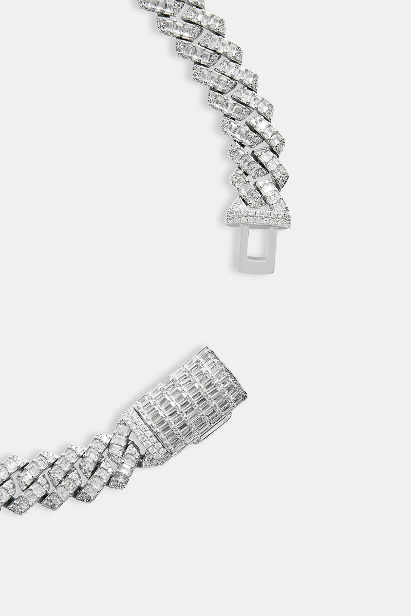 14mm Baguette Prong Cuban Chain – Cernucci US