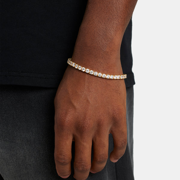 Tennis Bracelet - 5mm - White – Cernucci US Brand New Cernucci Tennis Bracelet main image 1