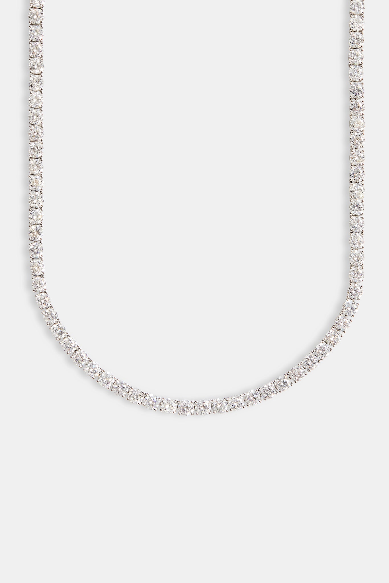 5mm tennis chain on white background