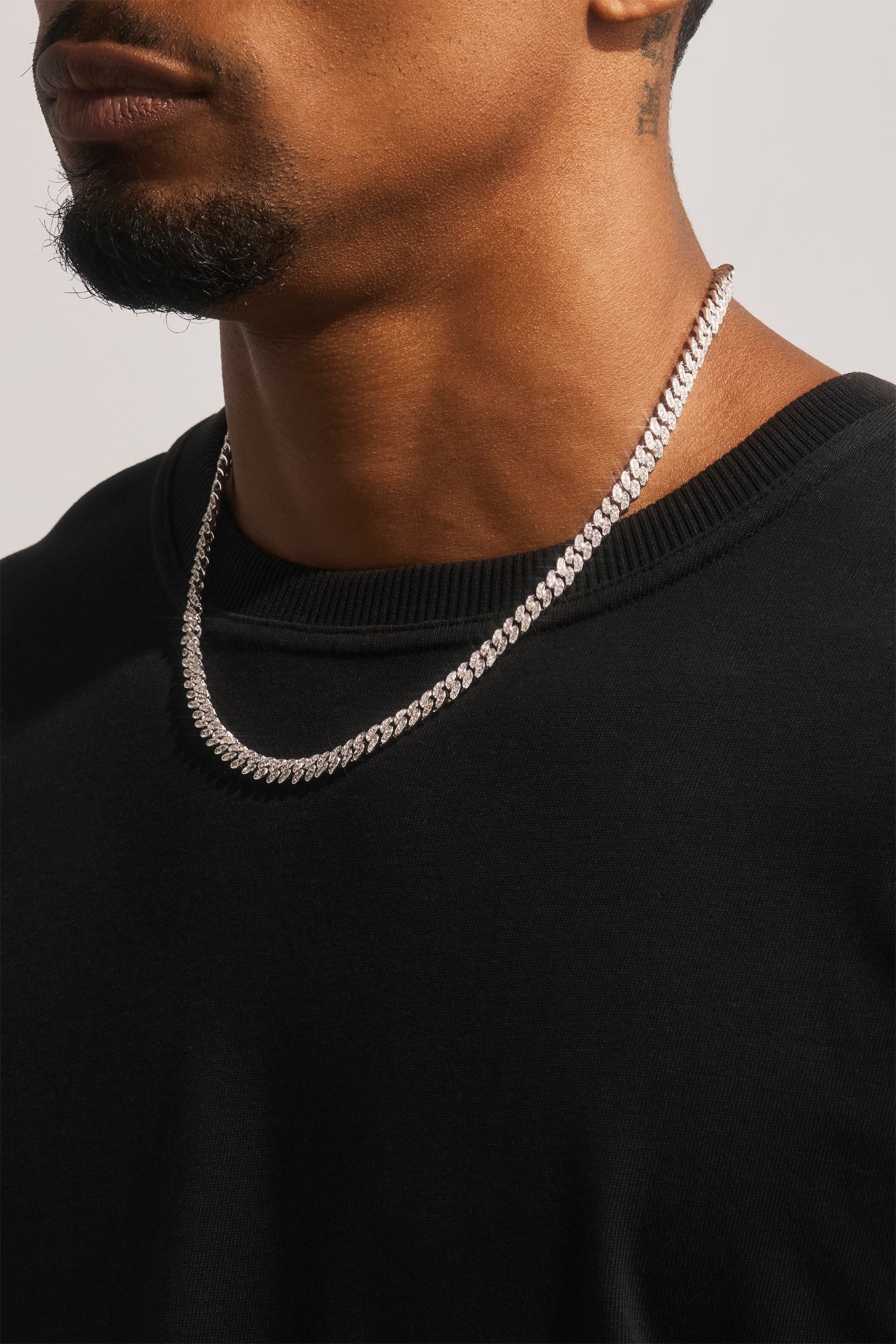 Iced Cuban Chain - 6mm - White