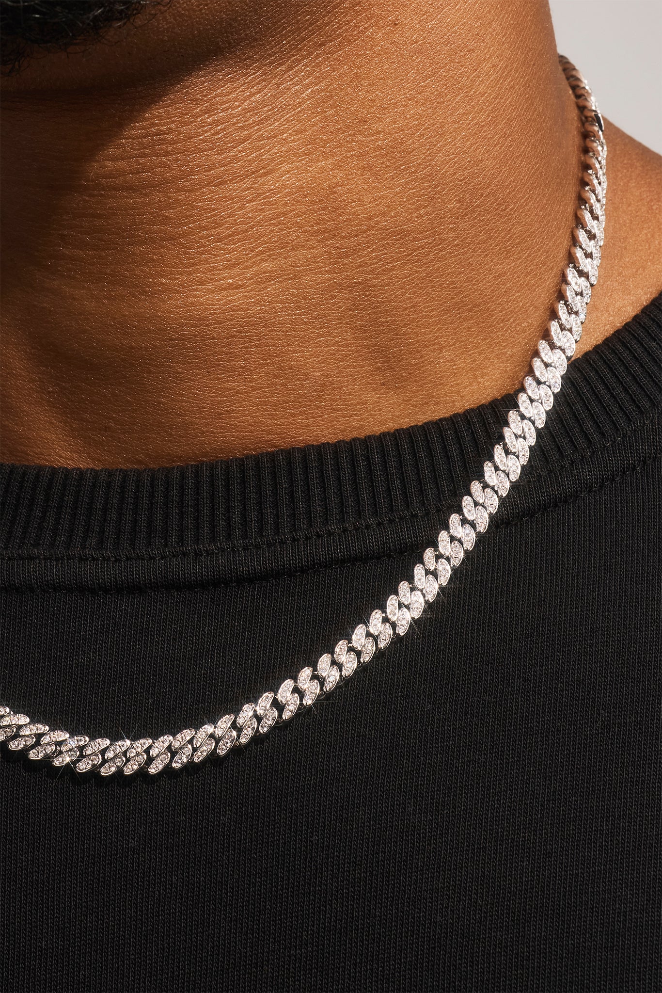 Iced Cuban Chain - 6mm - White – Cernucci US