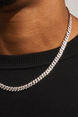 Iced Cuban Chain - 6mm - White