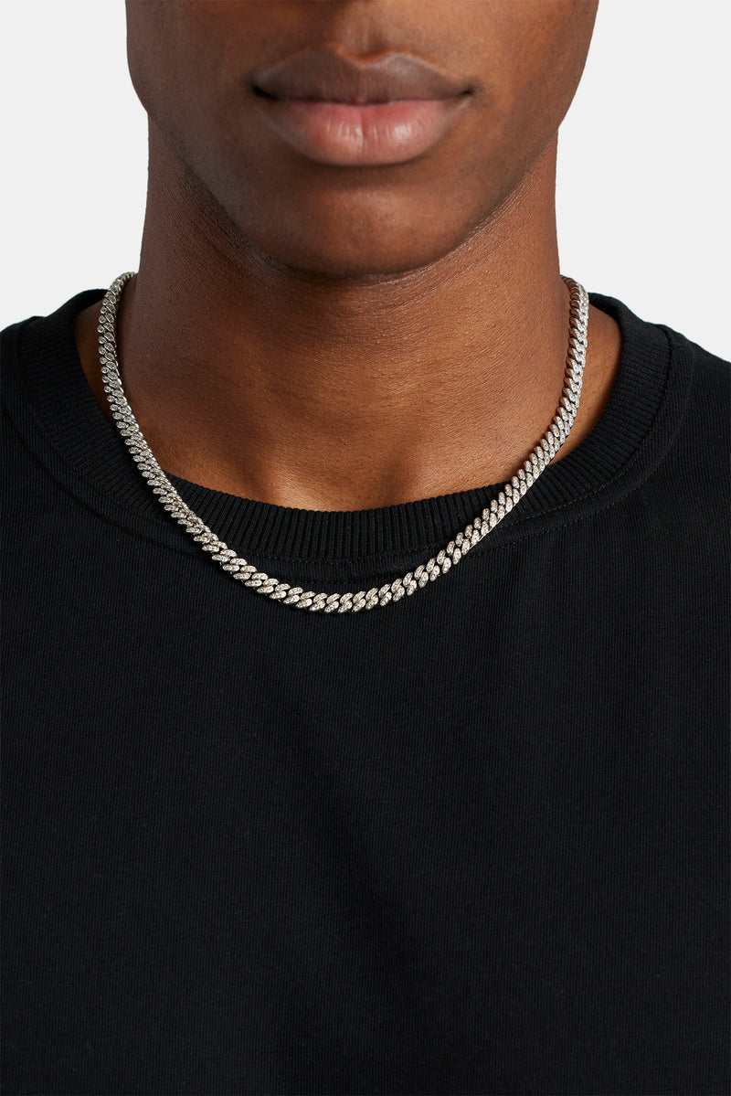 6mm Iced Cuban Chain