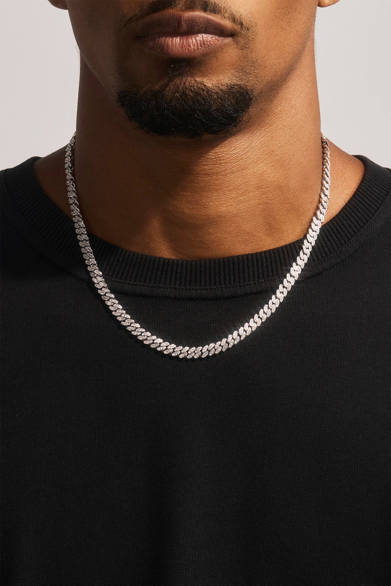 Iced Cuban Chain - 6mm - White