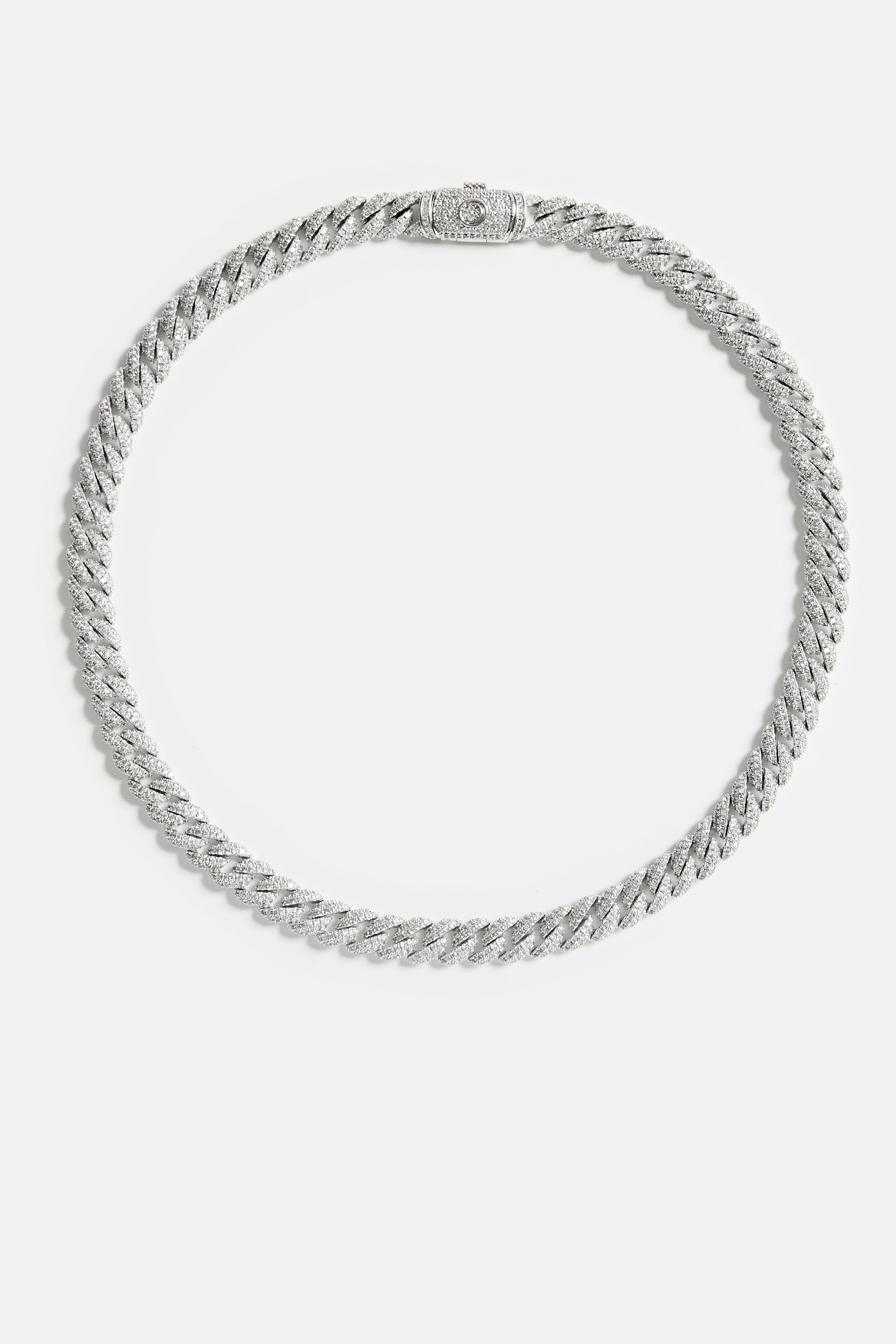 8mm Iced Cuban Link Chain