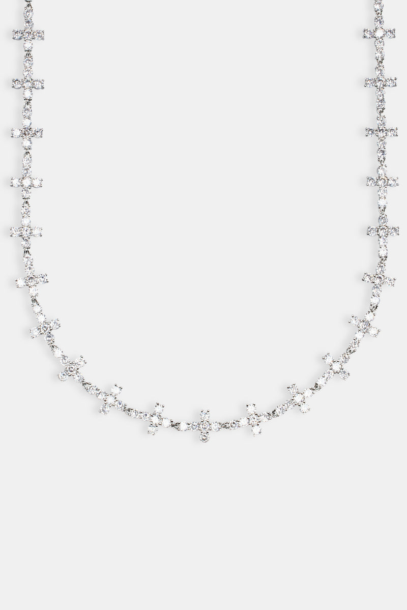 Iced Repeat Cross Choker