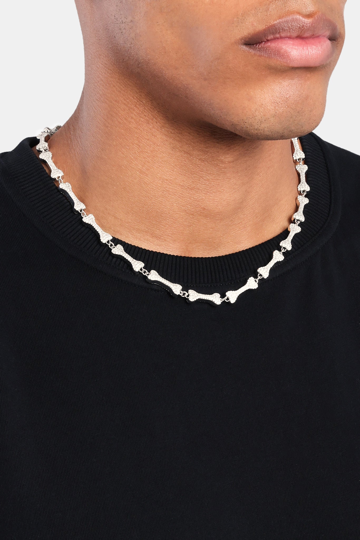 Iced Bone Chain - White - 6mm
