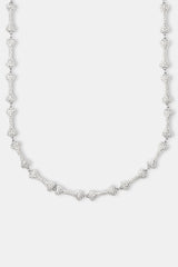 Iced Bone Chain - White