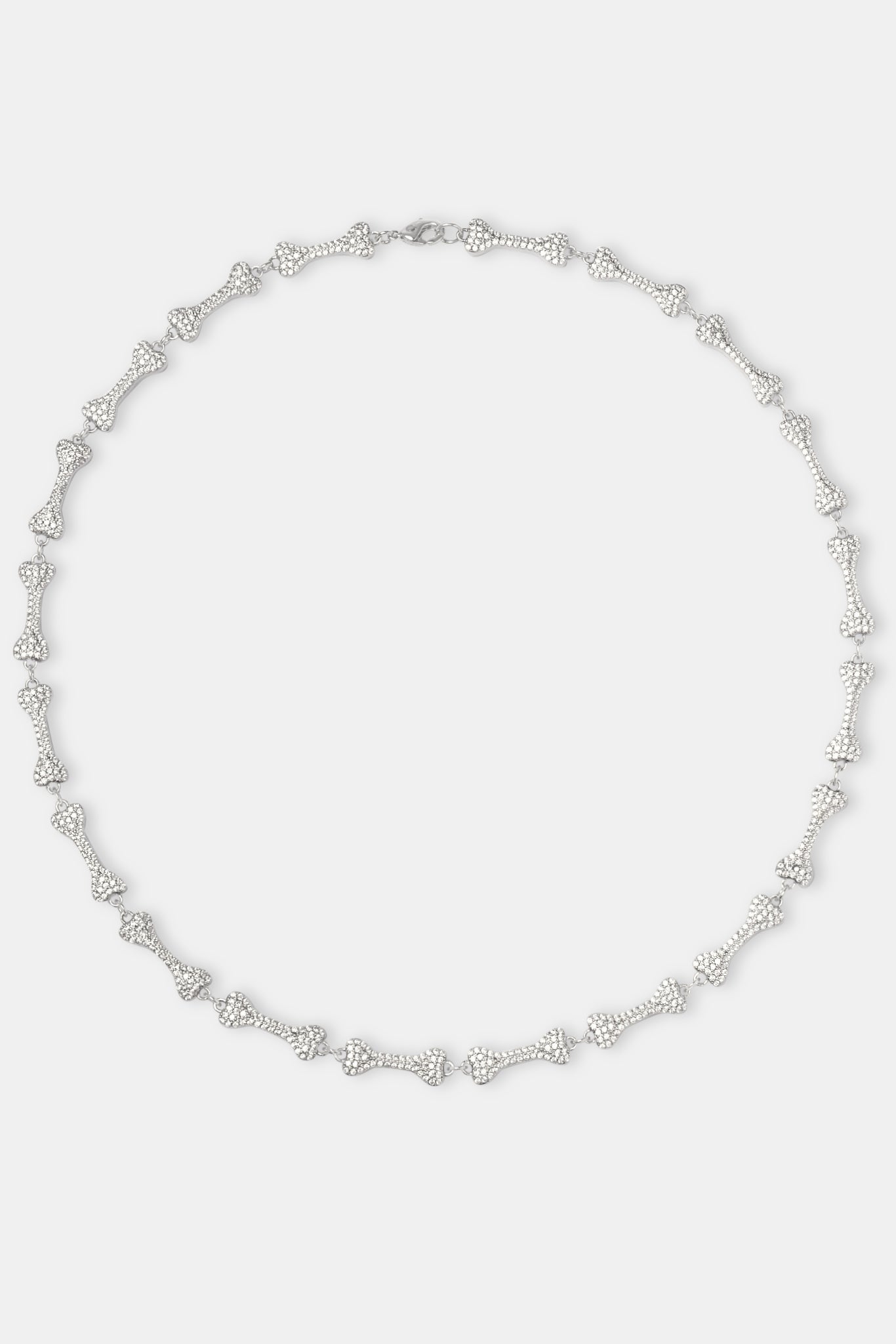 Iced Bone Chain - White - 6mm