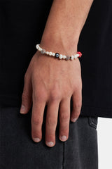 Freshwater Pearl Black Motif Bracelet