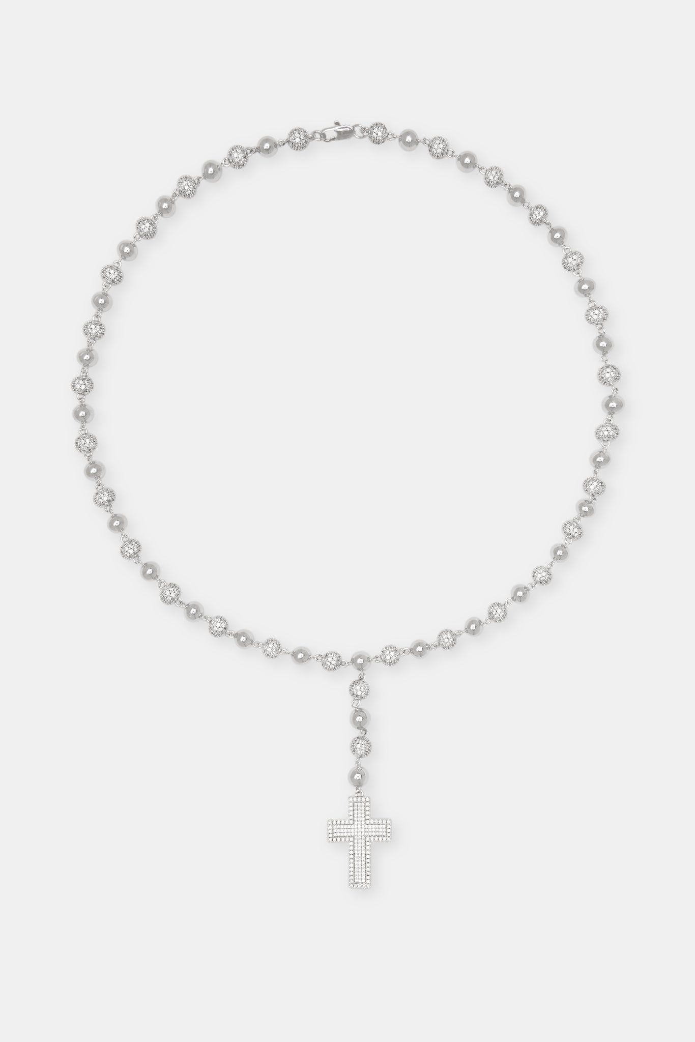 Drop Cross Ice Ball Chain - 6mm