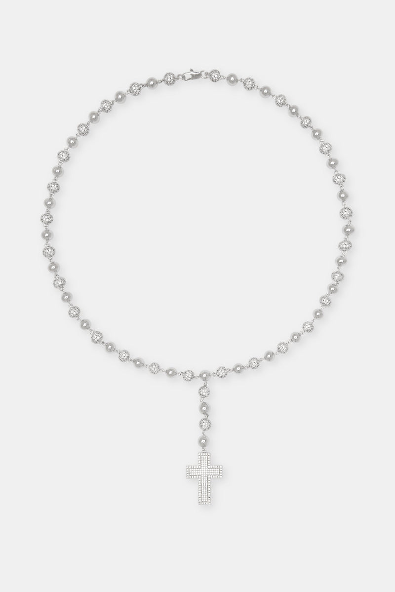 Drop Cross Ice Ball Chain