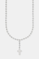 Drop Cross Ice Ball Chain