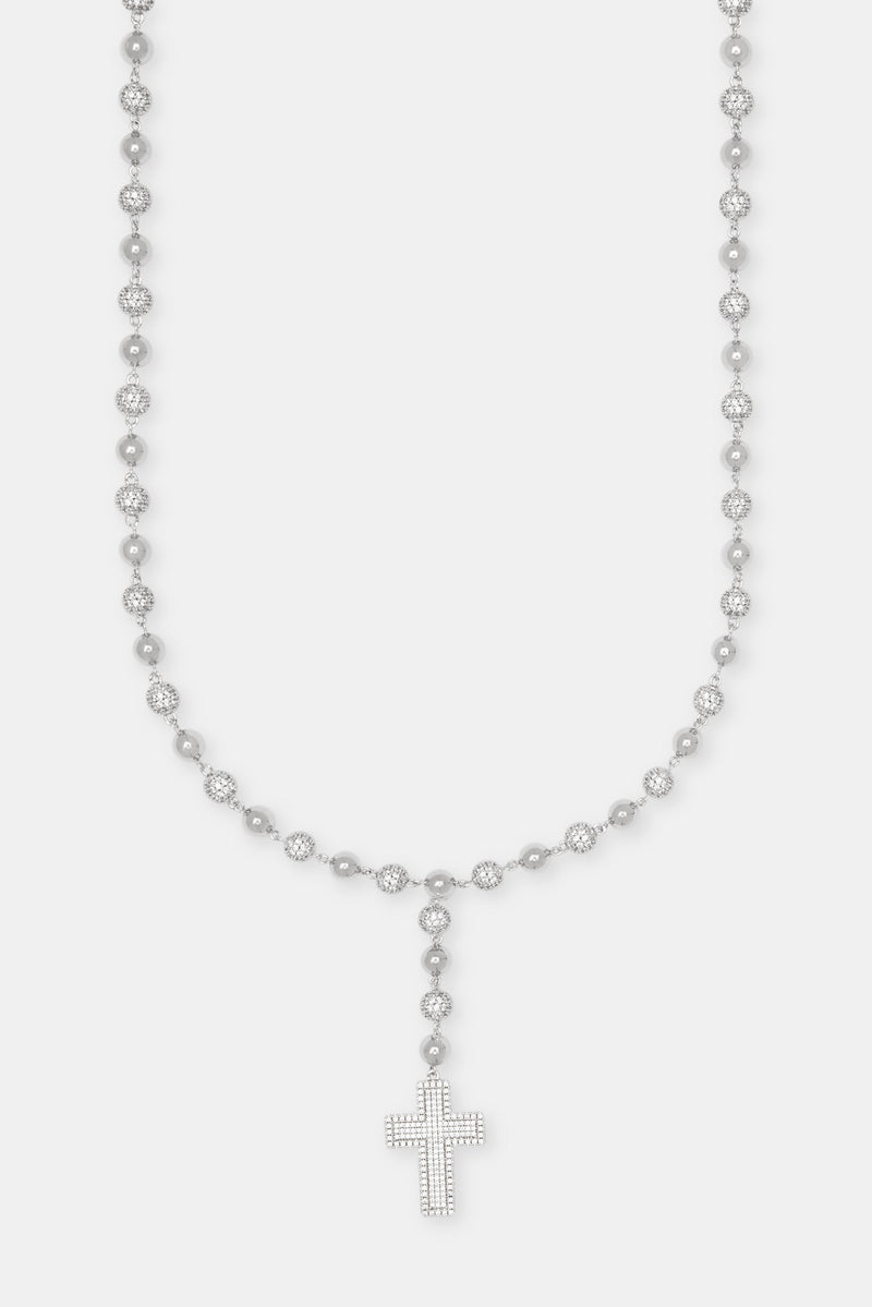 Drop Cross Ice Ball Chain