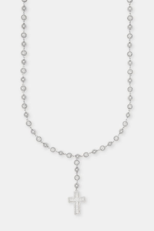 Drop Cross Ice Ball Chain