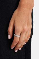 Iced Pave Band Ring - 5mm