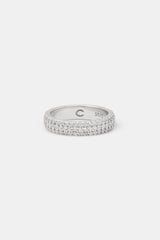 Iced Pave Band Ring - 5mm