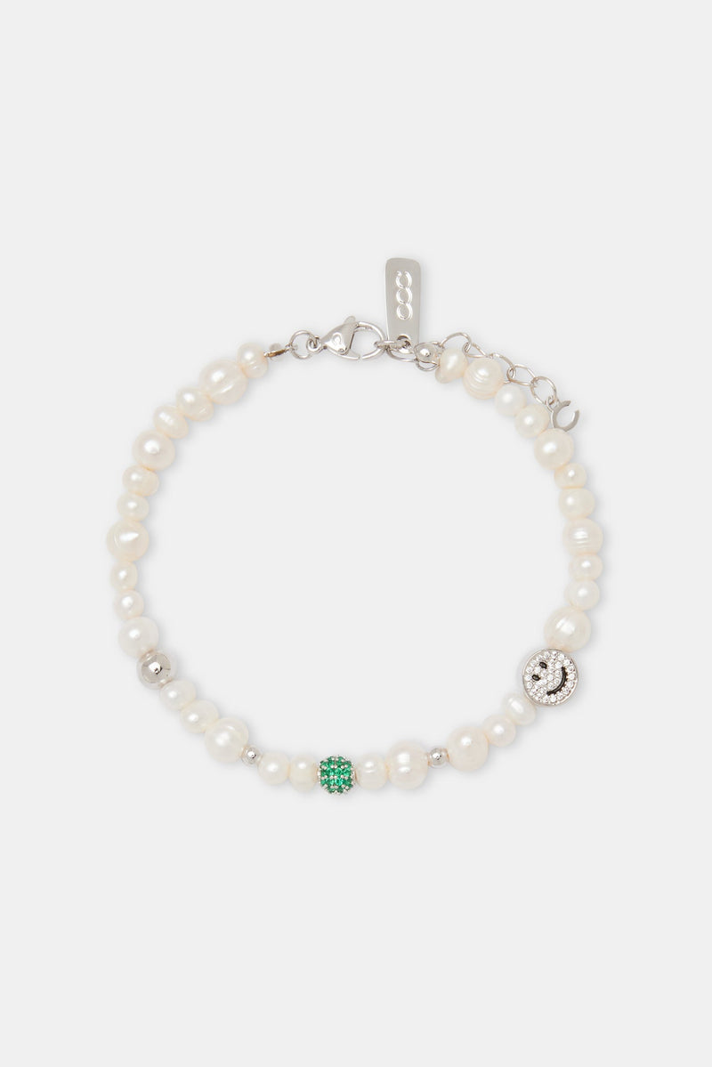 Multi Colour Ice Ball Freshwater Pearl Bracelet