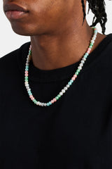 Multi Colour Freshwater Pearl Necklace - 6mm