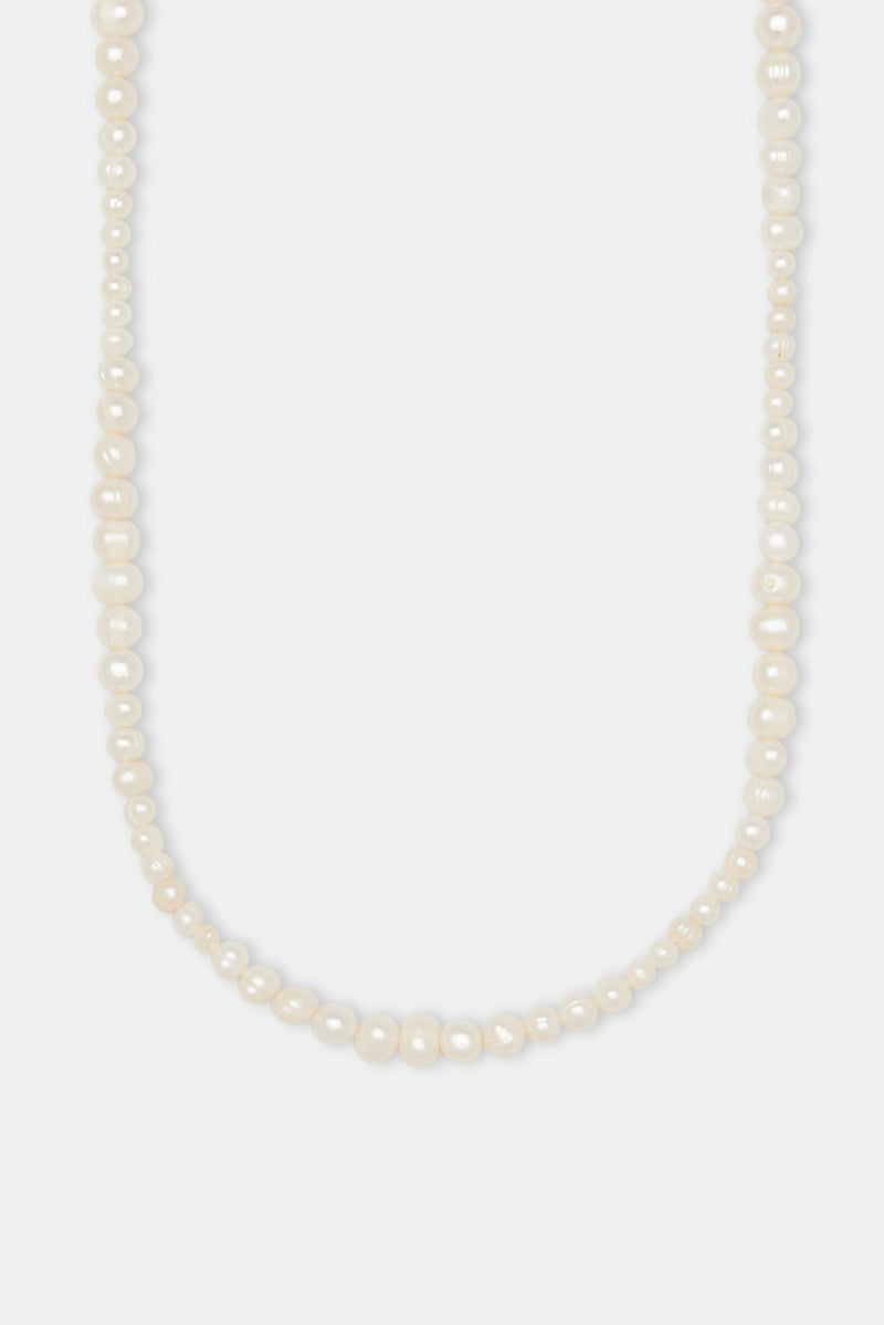 Mixed Size Freshwater Pearl Necklace