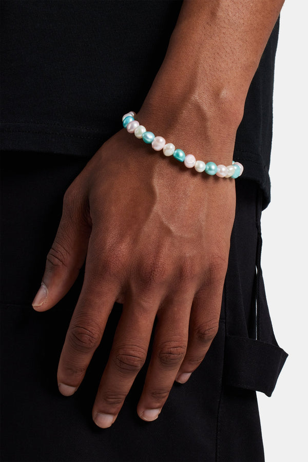 Pastel Freshwater Pearl Bracelet - 6mm