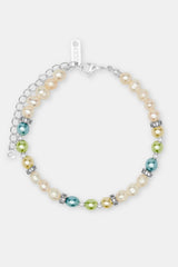 Freshwater Pearl Bead & Ice Bracelet