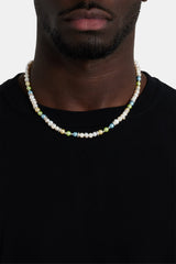 Freshwater Pearl Bead & Ice Necklace