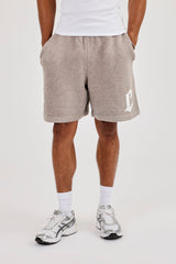 Mens C Knitted Relaxed Short - Stone