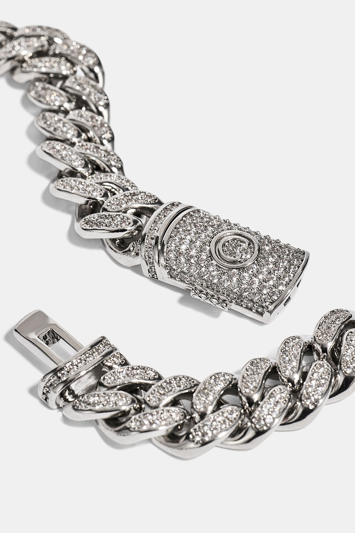 Iced Cuban Chain - 12mm - White