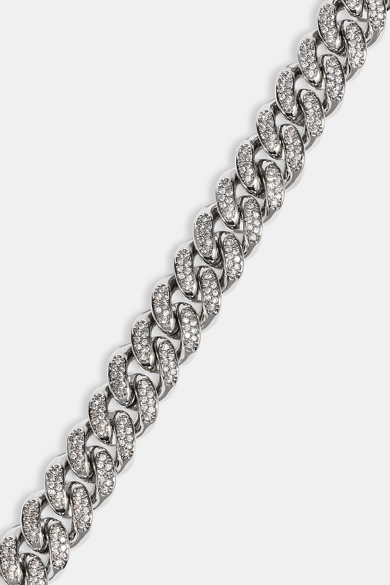 Iced Cuban Chain - 12mm - White