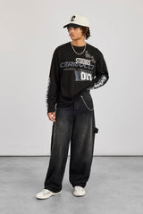 Cernucci 17 Studios Long Sleeve T-Shirt - Black