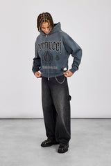 Washed Rio Grande do Sul Zip Hoodie - Charcoal