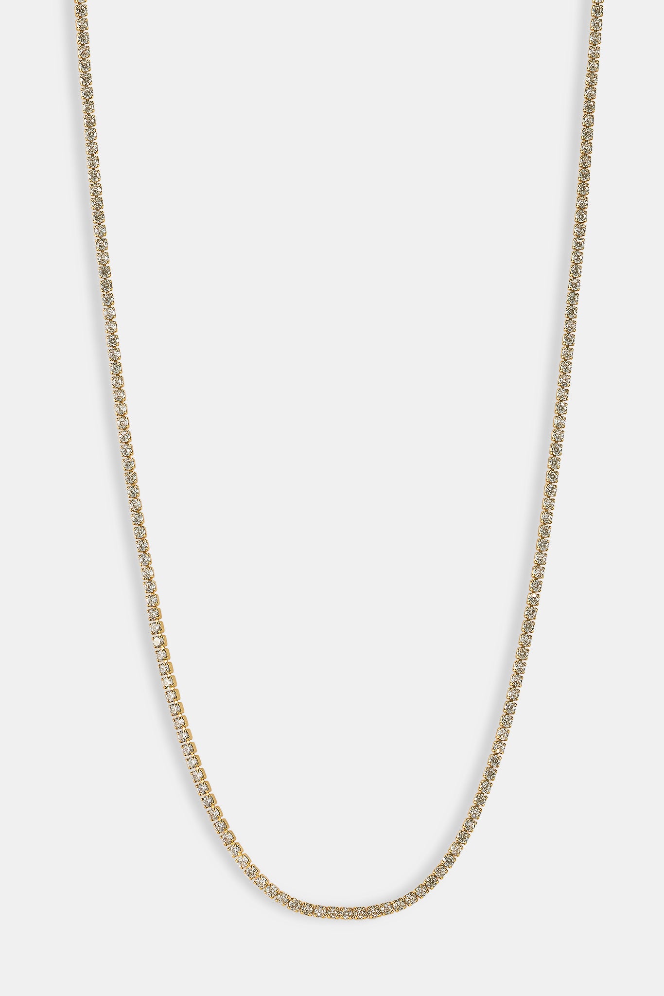 Micro Tennis Chain - 2.5mm - Gold