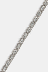 Baguette Cluster Chain - 5mm - White