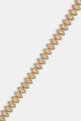 Marquise Tennis Bracelet - 8mm - Gold